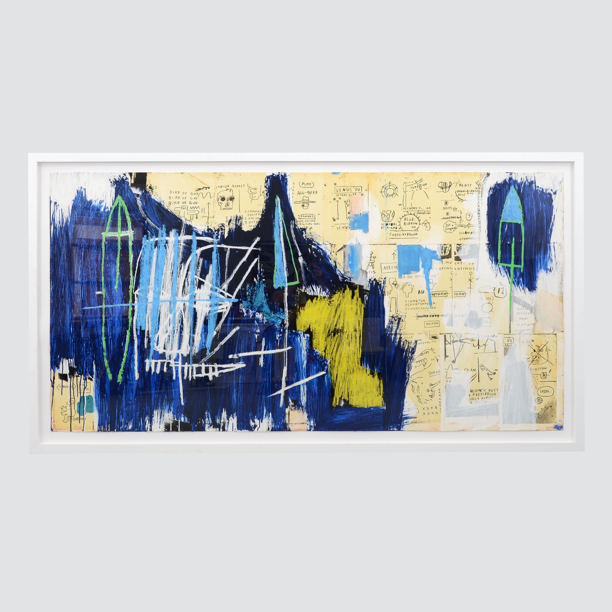 Artwork by Jean-Michel Basquiat, Jean-Michel Basquiat Estate ODOURS OF PUNT Screenprint, Made of screenprint