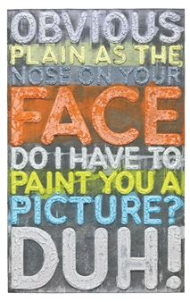 Obvious - Mel Bochner