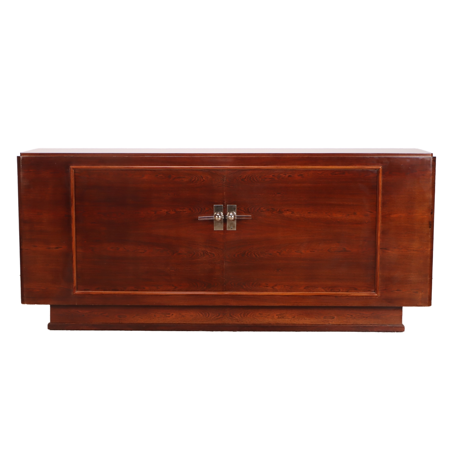 Artwork by Jules Leleu, Brazilian rosewood sideboard or buffet by, Made of brazilian rosewood