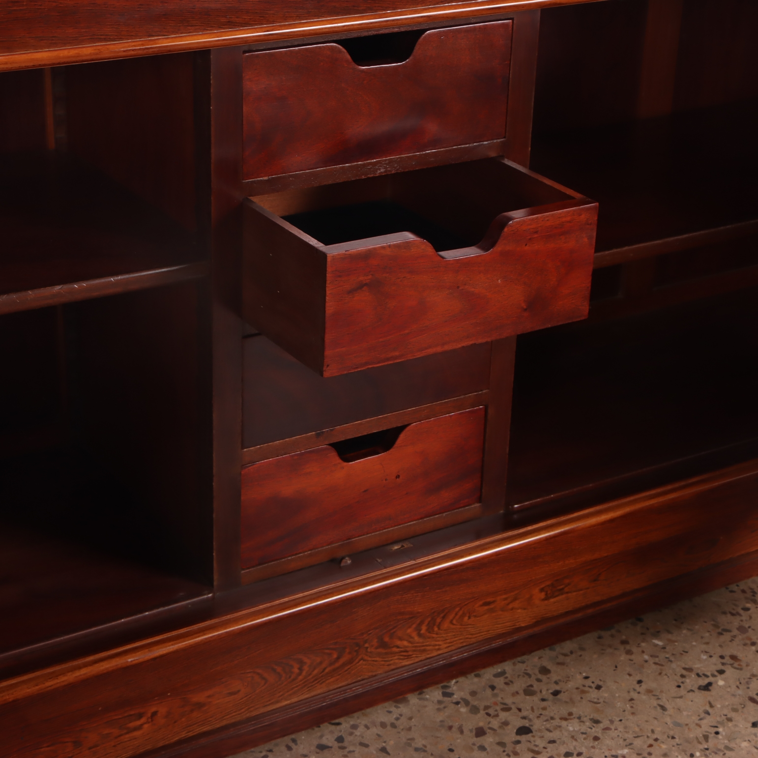 Artwork by Jules Leleu, Brazilian rosewood sideboard or buffet by, Made of brazilian rosewood
