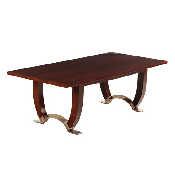 An Art Deco dining table in by Jules Leleu, circa 1934