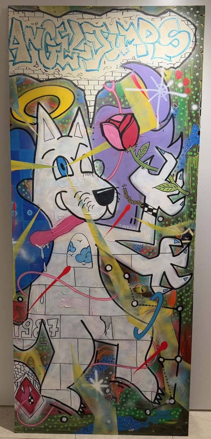 Artwork by Thomas Iser, THOMAS ISER, Made of Aerosol on wood