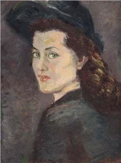 Portrait of a woman - Eugeny Borisovich Oks