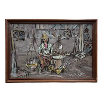 CHEN WEIHUANG ACRYLIC PAINTING - Chen Weihuang