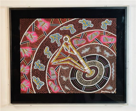 Aboriginal Painting by James P. Simon (Australia by James P. Simon, 1987