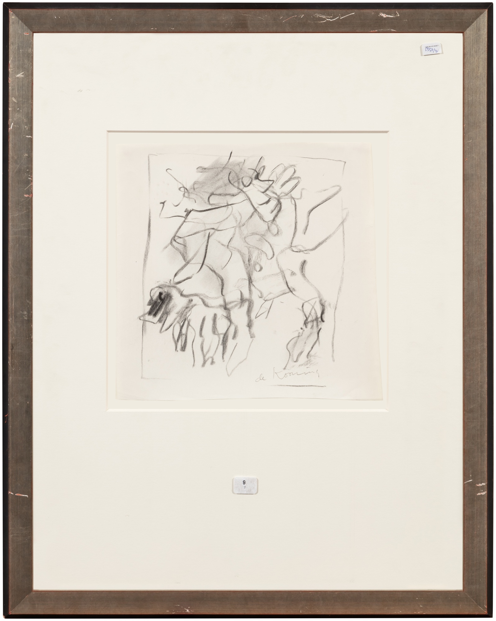 Artwork by Willem de Kooning, Untitled, Made of charcoal on paper