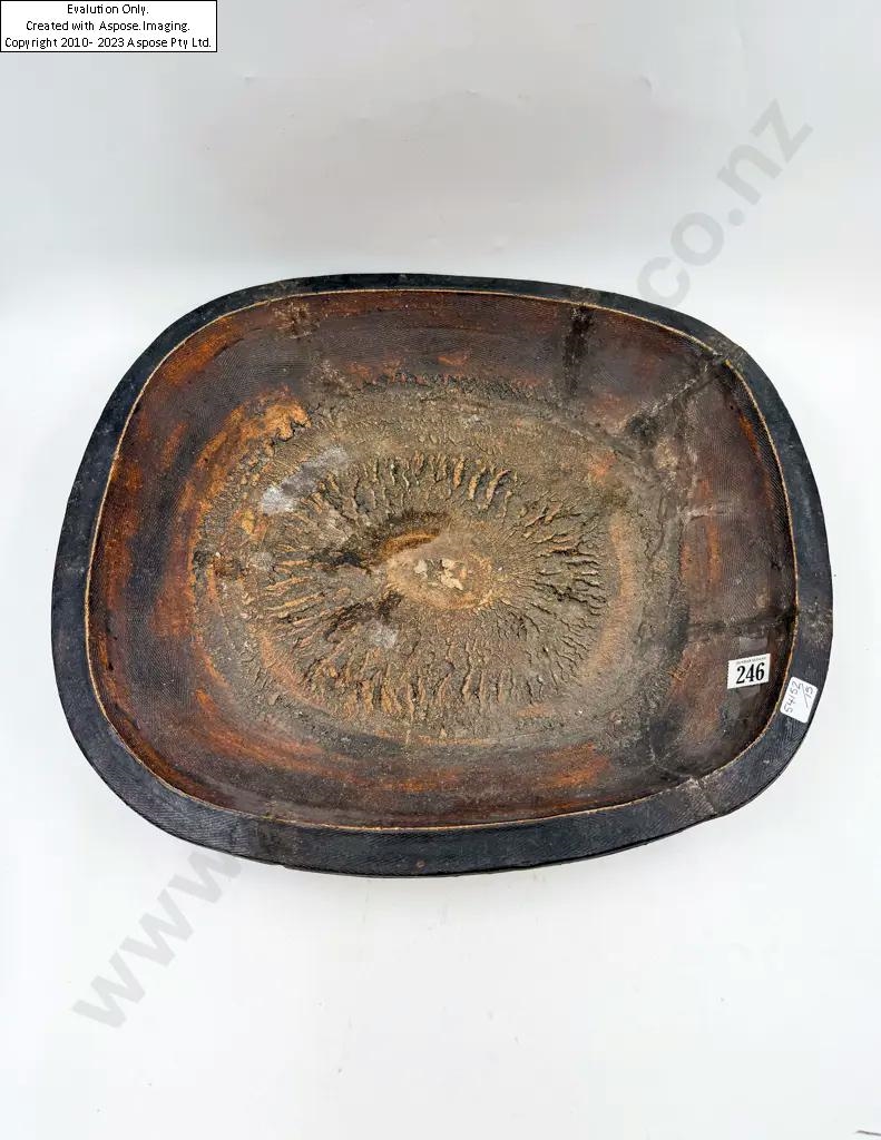 Len Castle | Large Len Castle Rectangular Shallow Bowl (a/f | MutualArt