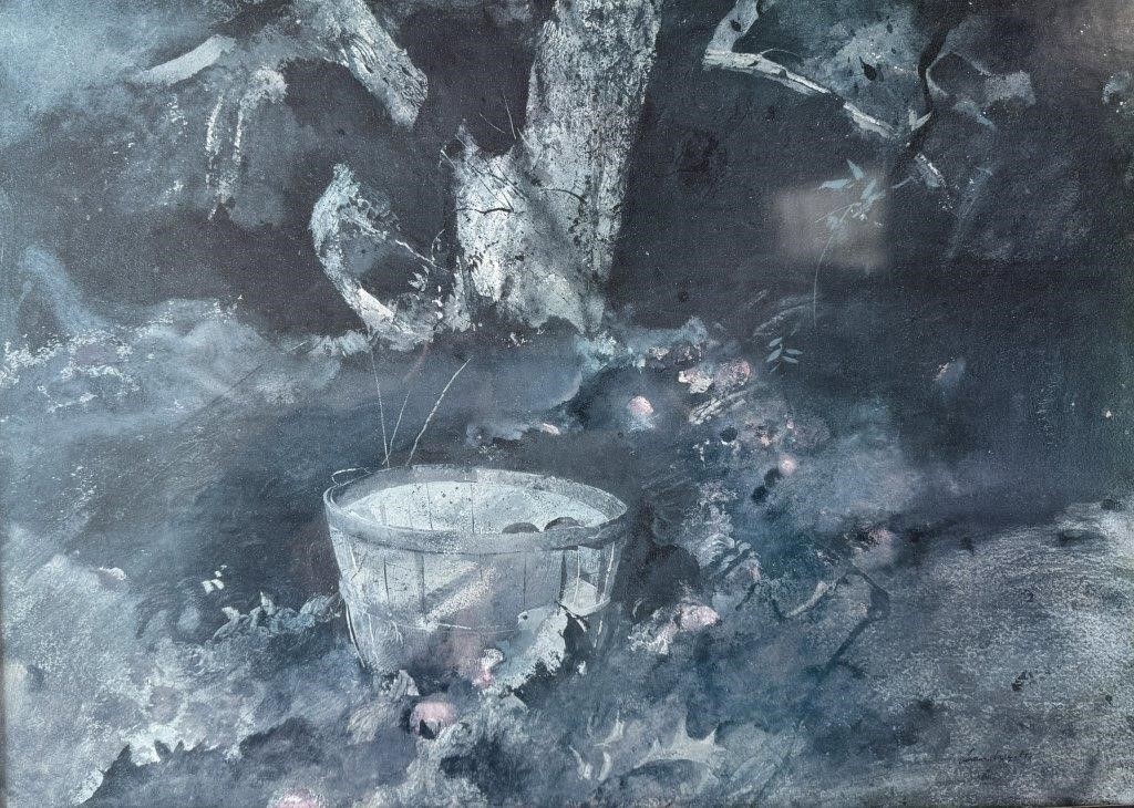 Artwork by Andrew Wyeth, Andrew Wyeth print Half Bushel, Made of Print