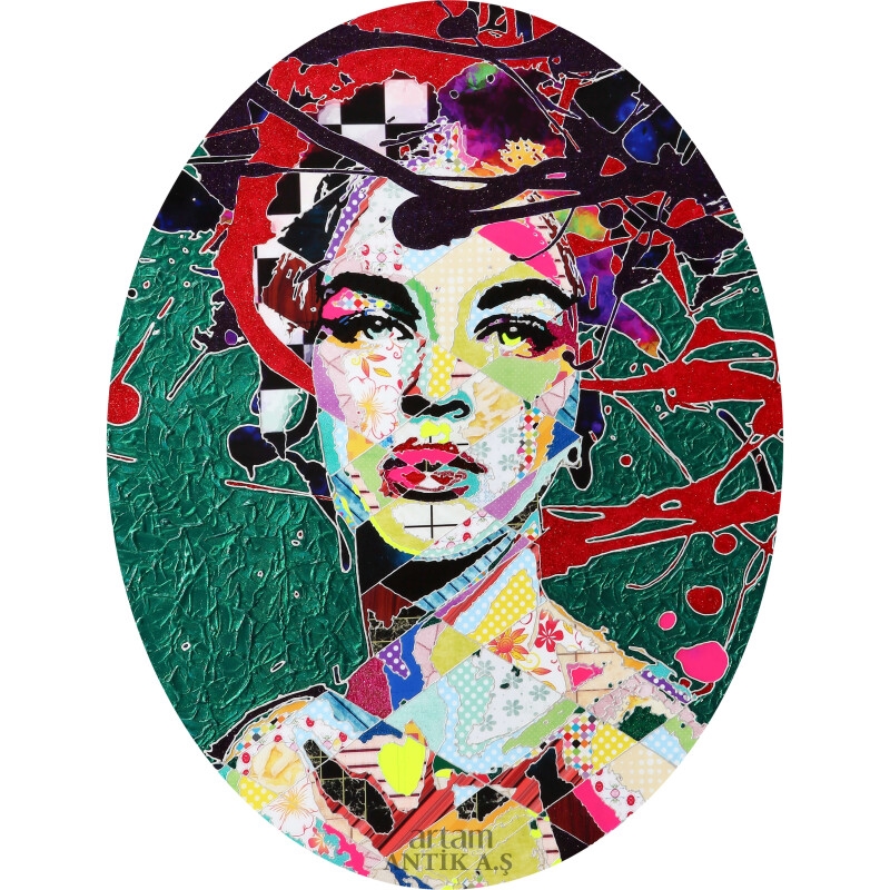 Artwork by Pinar Du Pre, Martha, Made of mixed media on canvas