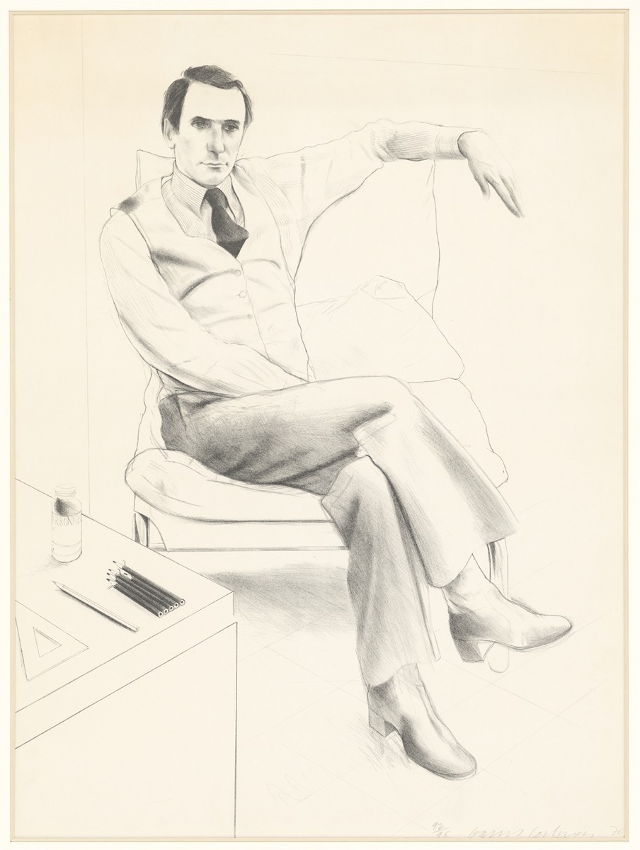 Artwork by David Hockney, Nicholas Wilder, Made of Lithograph on BFK Rives wove paper