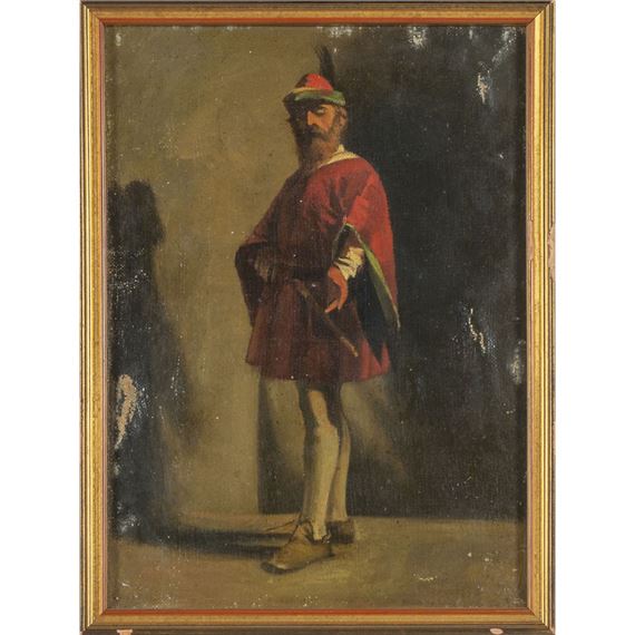 Studio di uomo in costume by Nicolò Barabino