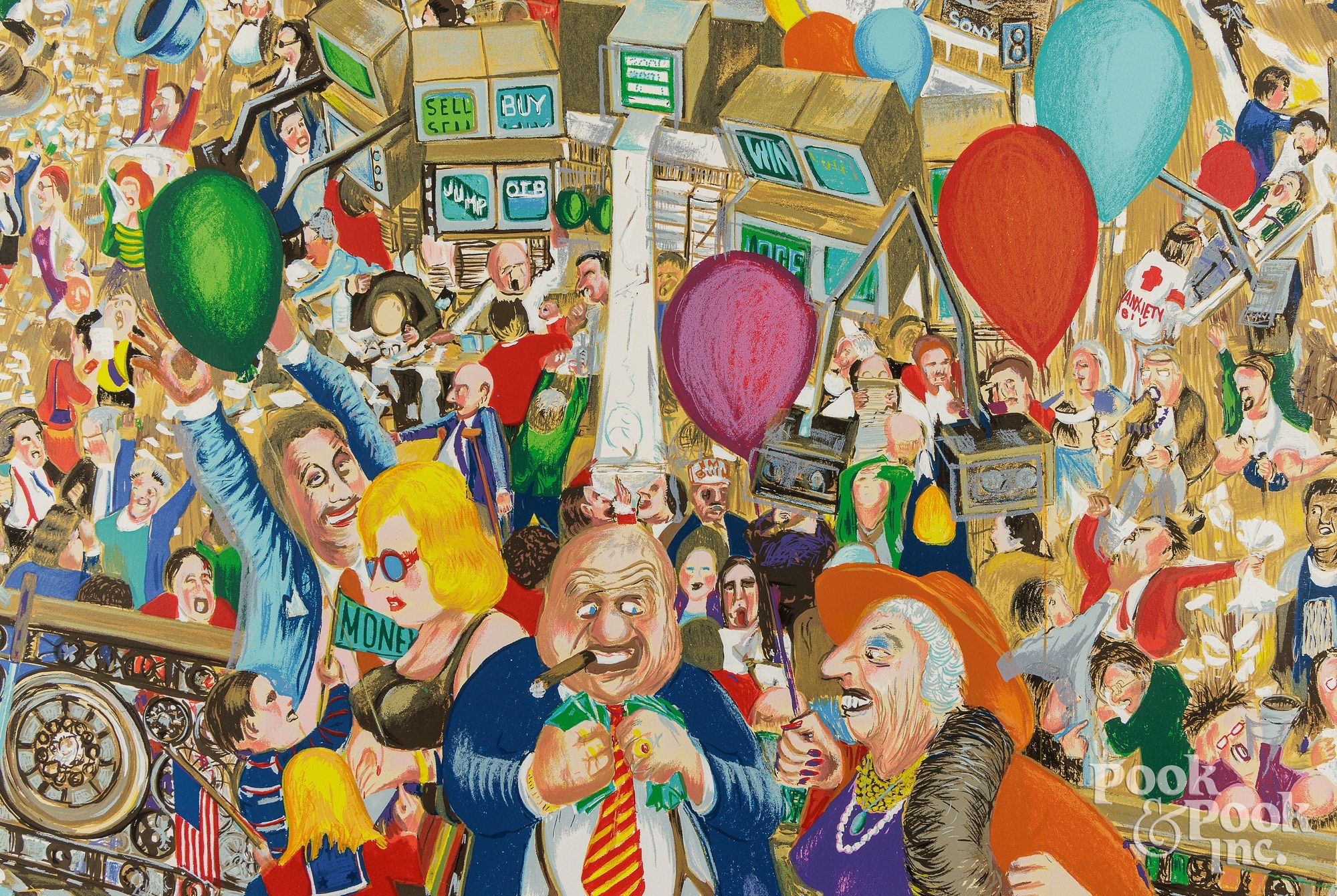 Robert Cenedella | Ten Robert Cenedella lithographs | MutualArt