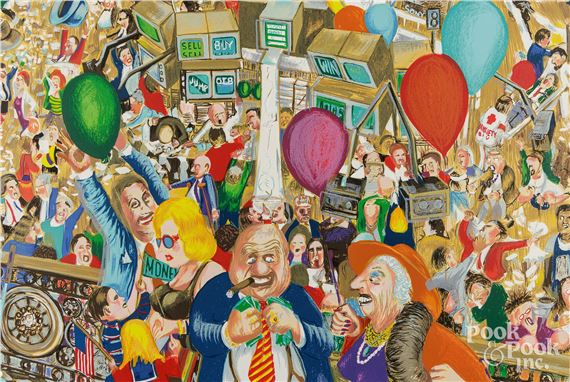 Robert Cenedella | Ten Robert Cenedella lithographs | MutualArt