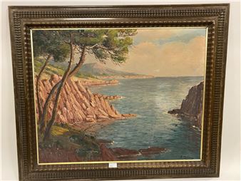 Paul MARENGO (XXe) la corniche de l'ESTEREL - Paul Marengo