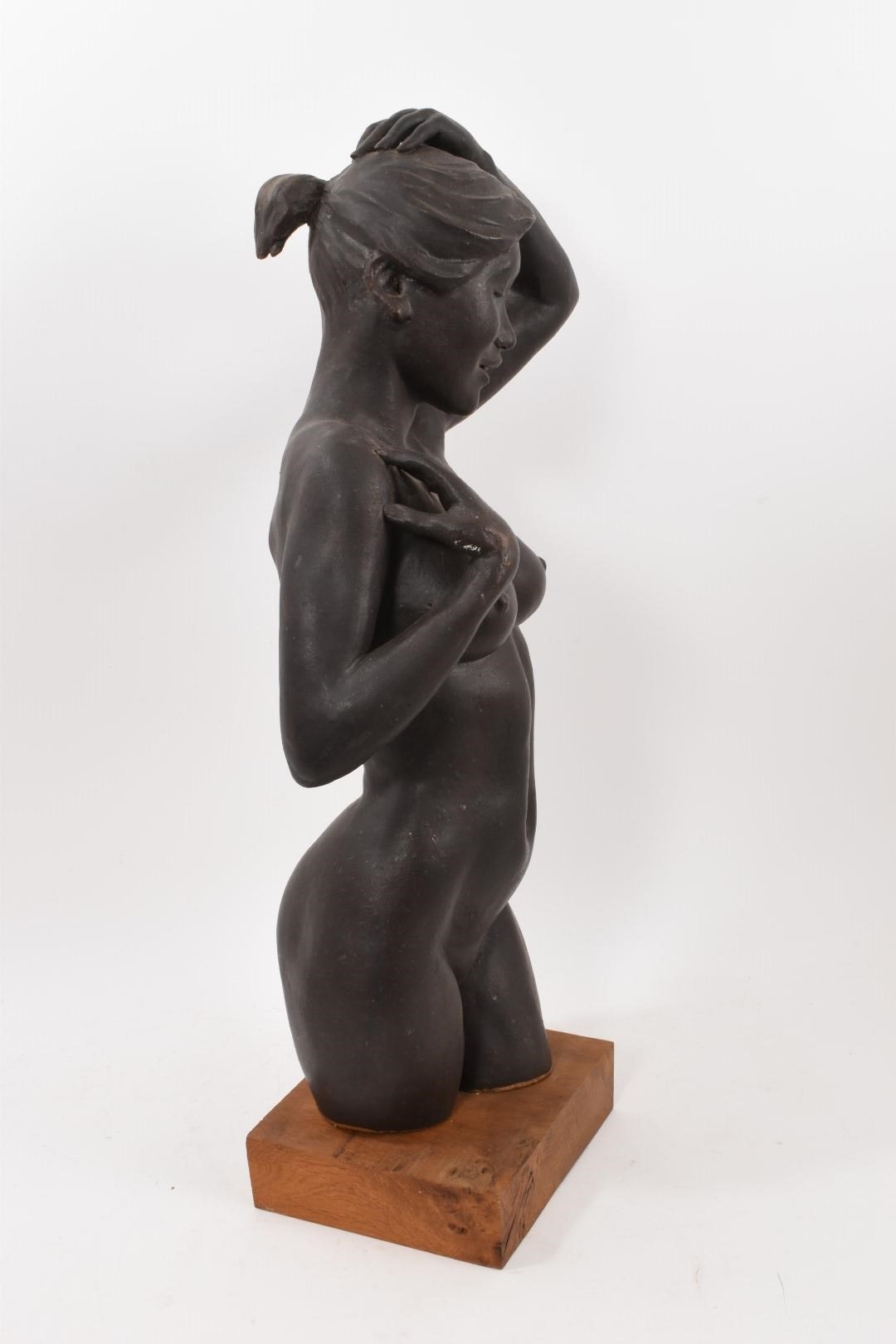 Max Butcher | contemporary bronzed ceramic standing figure | MutualArt