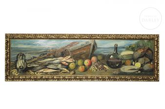 Still life with boat - José Mayol Hernández