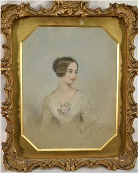 coloured pencils on paper - Henrietta G. Gubbins