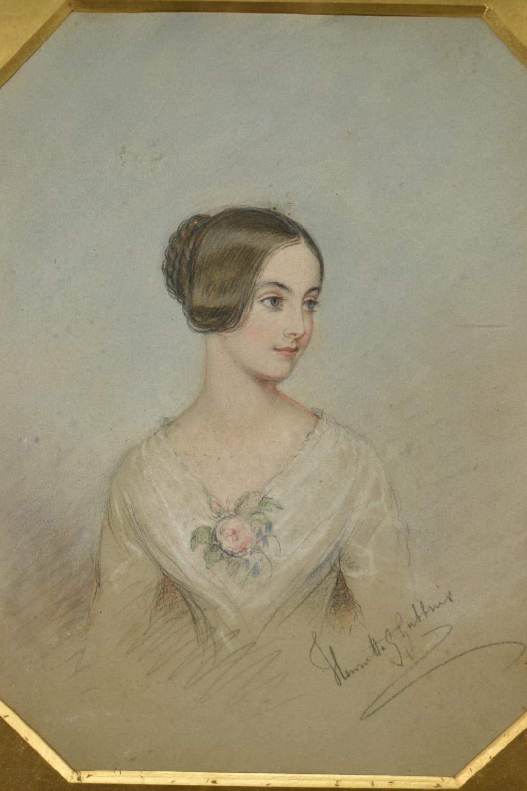 Artwork by Henrietta G. Gubbins, coloured pencils on paper, Made of coloured pencils on paper