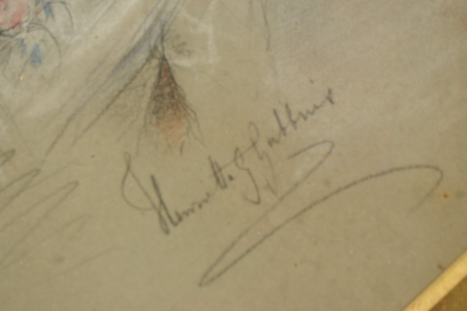 Artwork by Henrietta G. Gubbins, coloured pencils on paper, Made of coloured pencils on paper