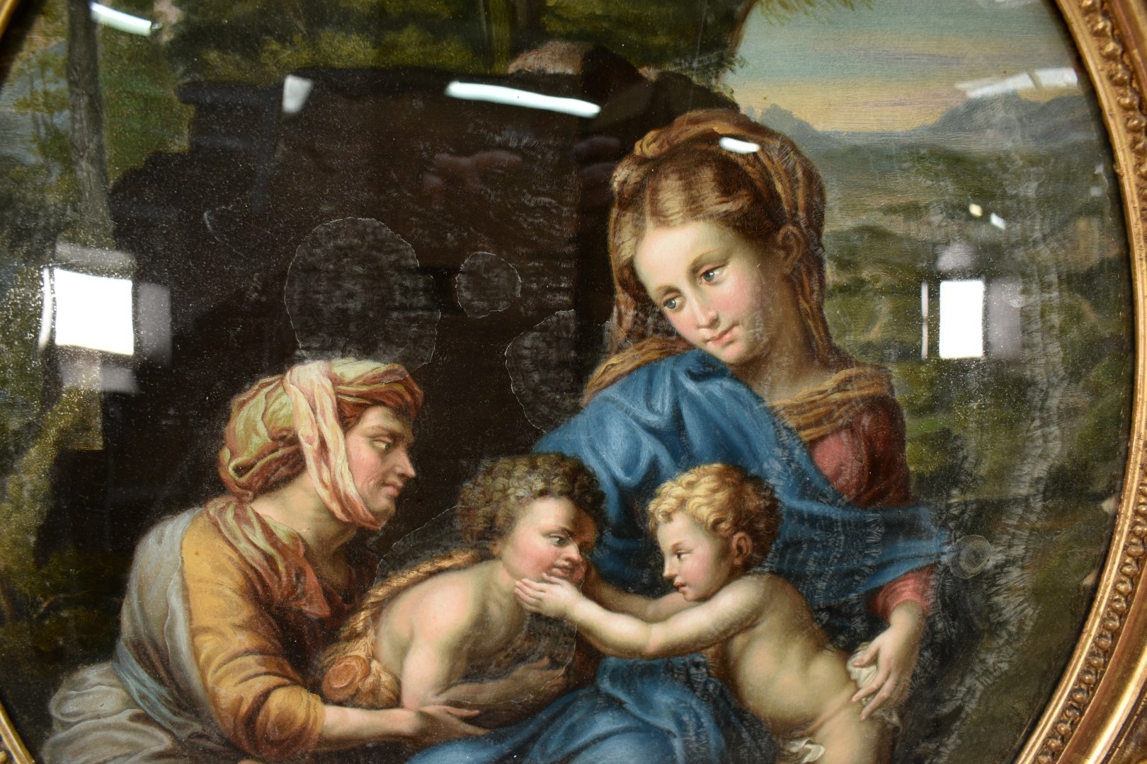 Raffaello Sanzio | The Holy Family with Saint Elizabeth and Saint John ...