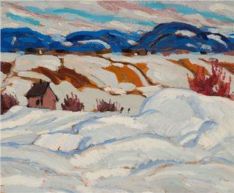 April Snow, Charlevoix Co - Randolph Stanley Hewton
