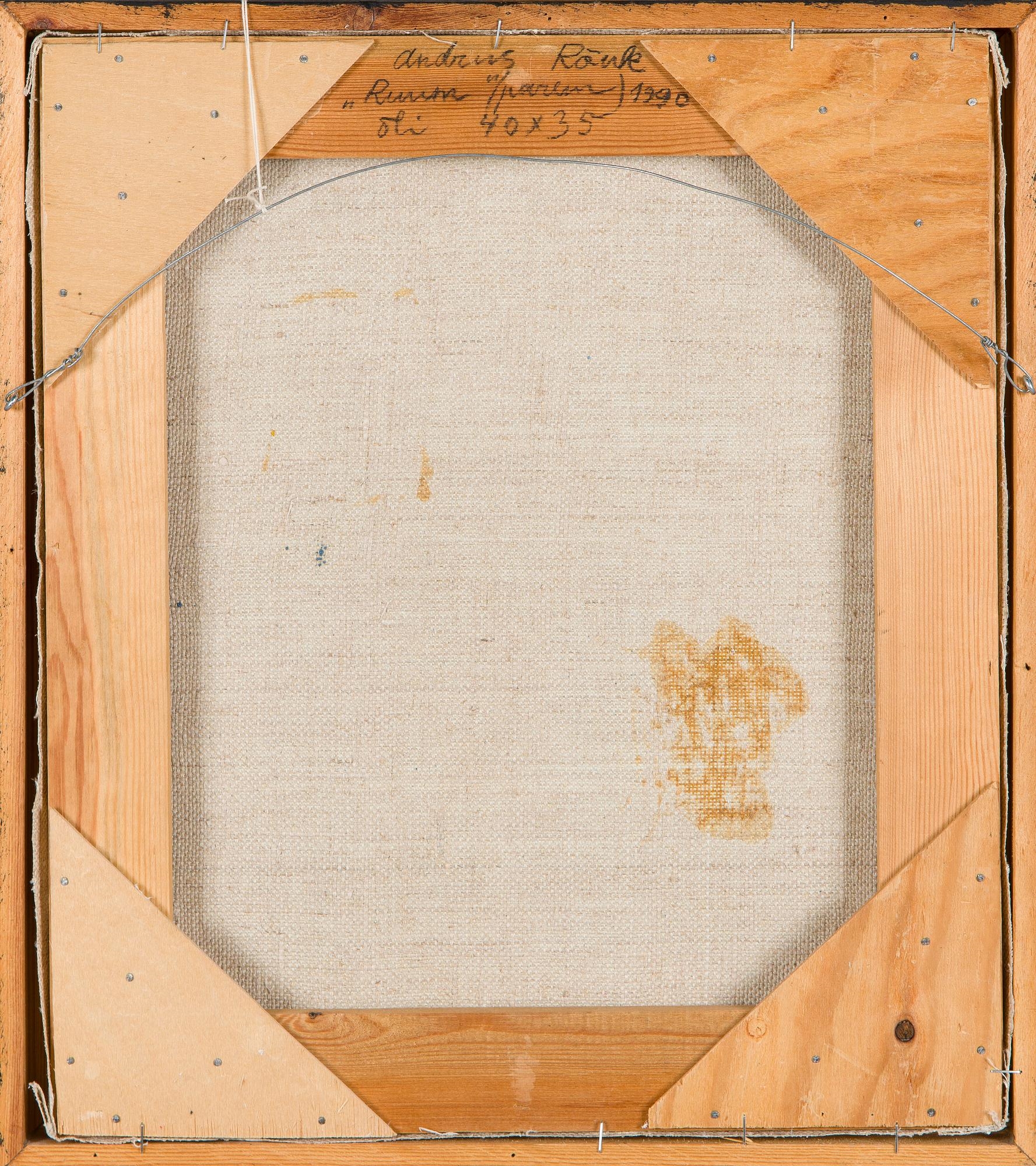 Artwork by Andrus Rõuk, Ruum, Made of Oil on canvas