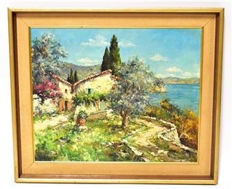 Rural French coastal landscape - Nicole Le Guen