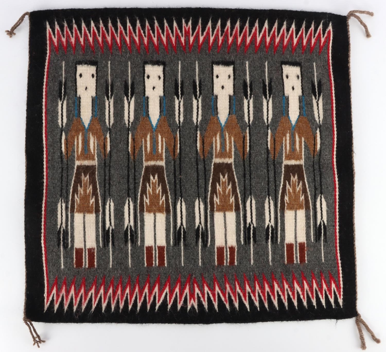 Hazel Jumbo | SOUTHWEST NATIVE AMERICAN NAVAJO YEI RUG | MutualArt