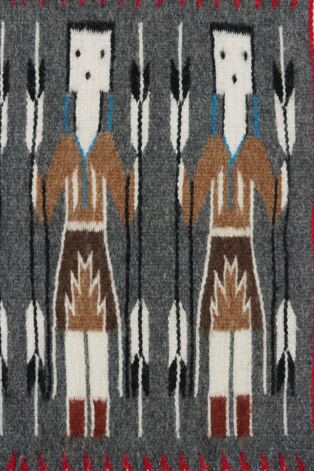 Hazel Jumbo | SOUTHWEST NATIVE AMERICAN NAVAJO YEI RUG | MutualArt