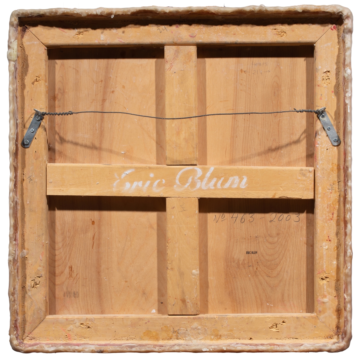 Artwork by Eric Blum, Mixed Media, Eric Blum, Made of mixed media with wax on panel