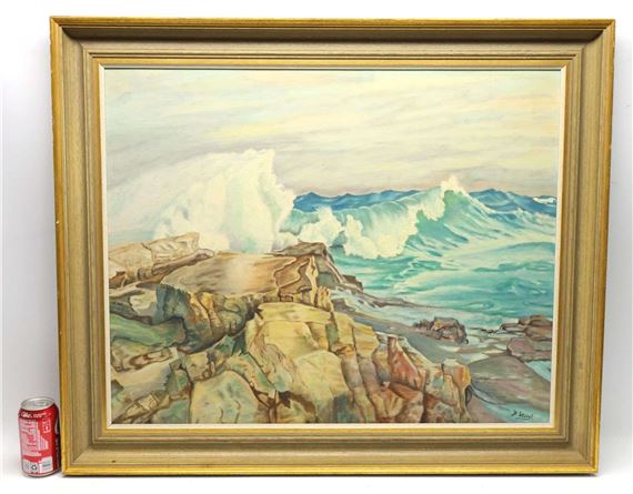Seascape Painting by Bessie Hoover Wessel