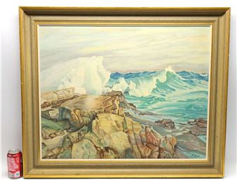 Seascape Painting - Bessie Hoover Wessel