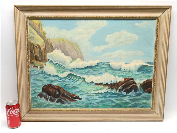 Seascape Painting by Bessie Hoover Wessel