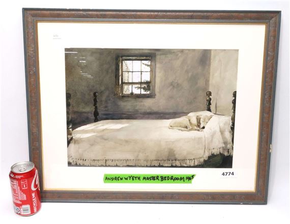 Andrew Wyeth、ALVARO'S BEDROOM Andrew Wyeth Print, Master Bedroom, Modern Canvas Print