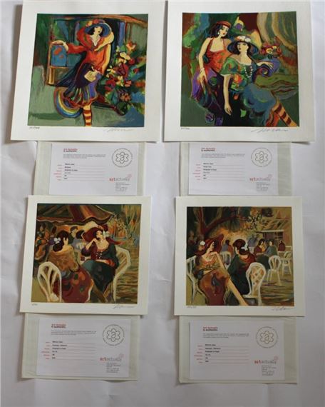 Isaac Maimon | Isaac Maimon - Four unframed serigraph on paper | MutualArt