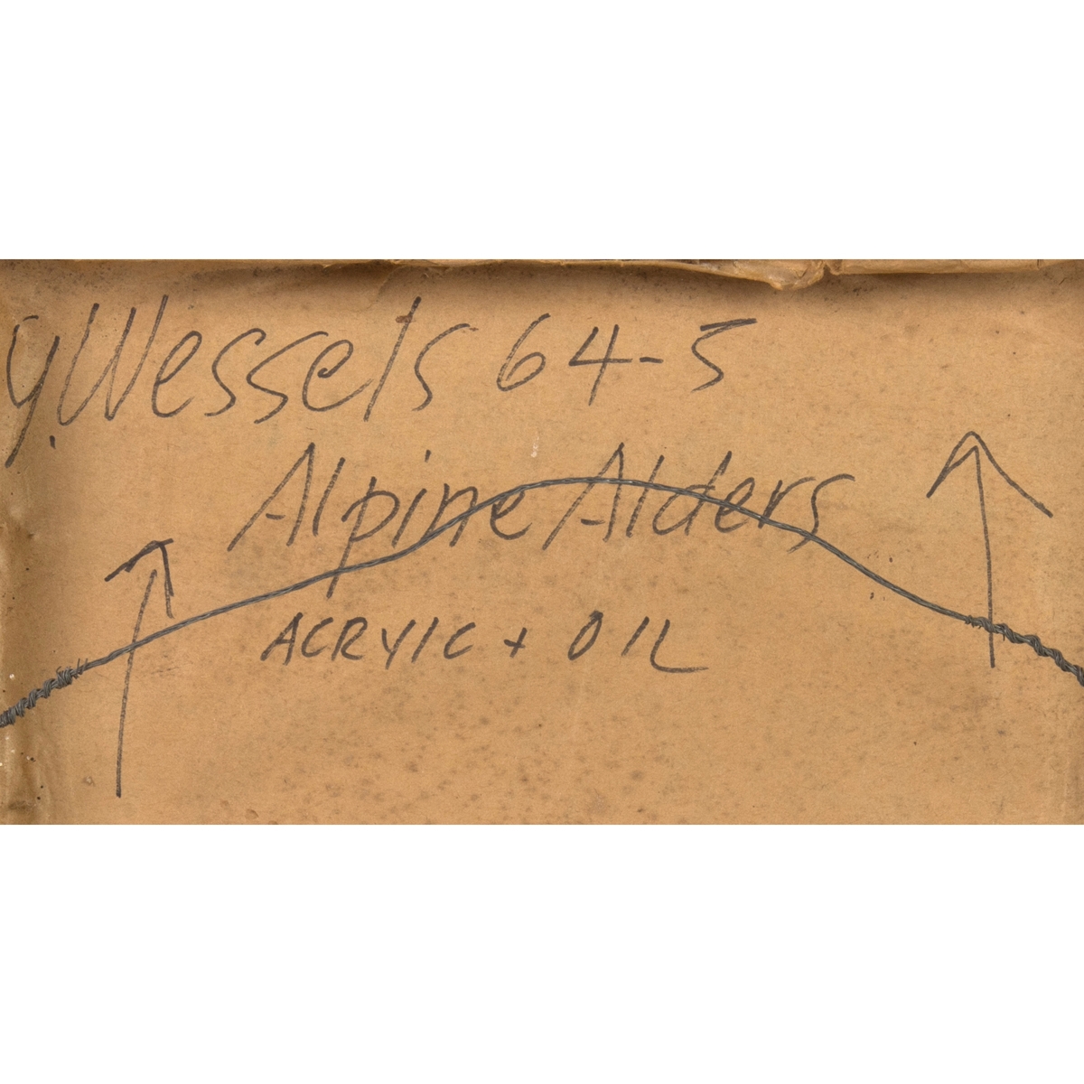 Artwork by Glenn Anthony Wessels, Alpine Alders,, Made of acrylic and oil on board