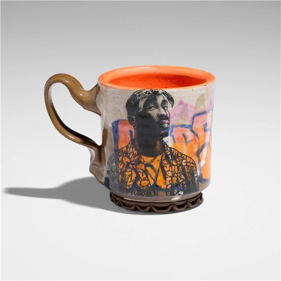 Portrait cup (Tupac by Roberto Lugo, 2022