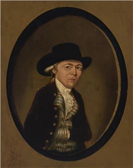Portrait of a Gentleman, possibly American, C18th - Ralph Earl