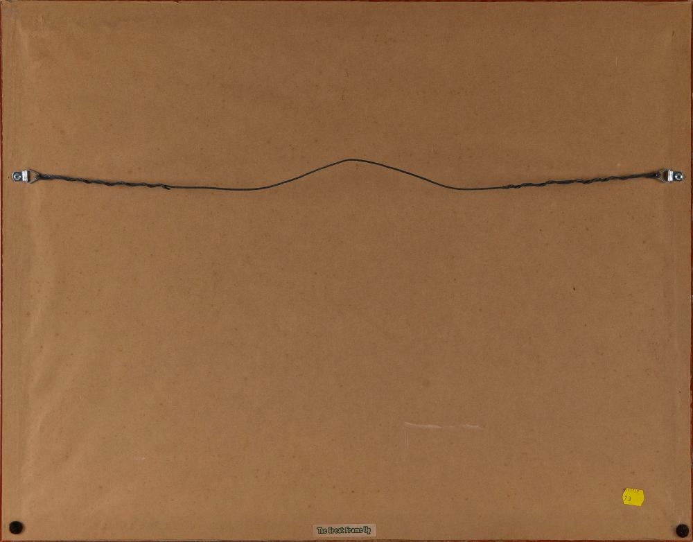 Artwork by Roland Stickney, The paddle steamer Priscilla in a gentle fog, Made of Watercolor and gouache on paper