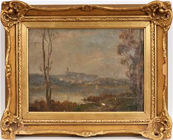 Pohled na město - James Herbert Snell