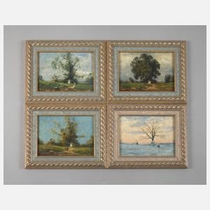 Artwork by Petr Škorpik, Kapelle zu den vier Jahreszeiten, Made of oil on cardboard