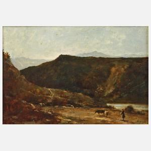 Hirtin in Gebirgslandschaft - Petr Škorpik