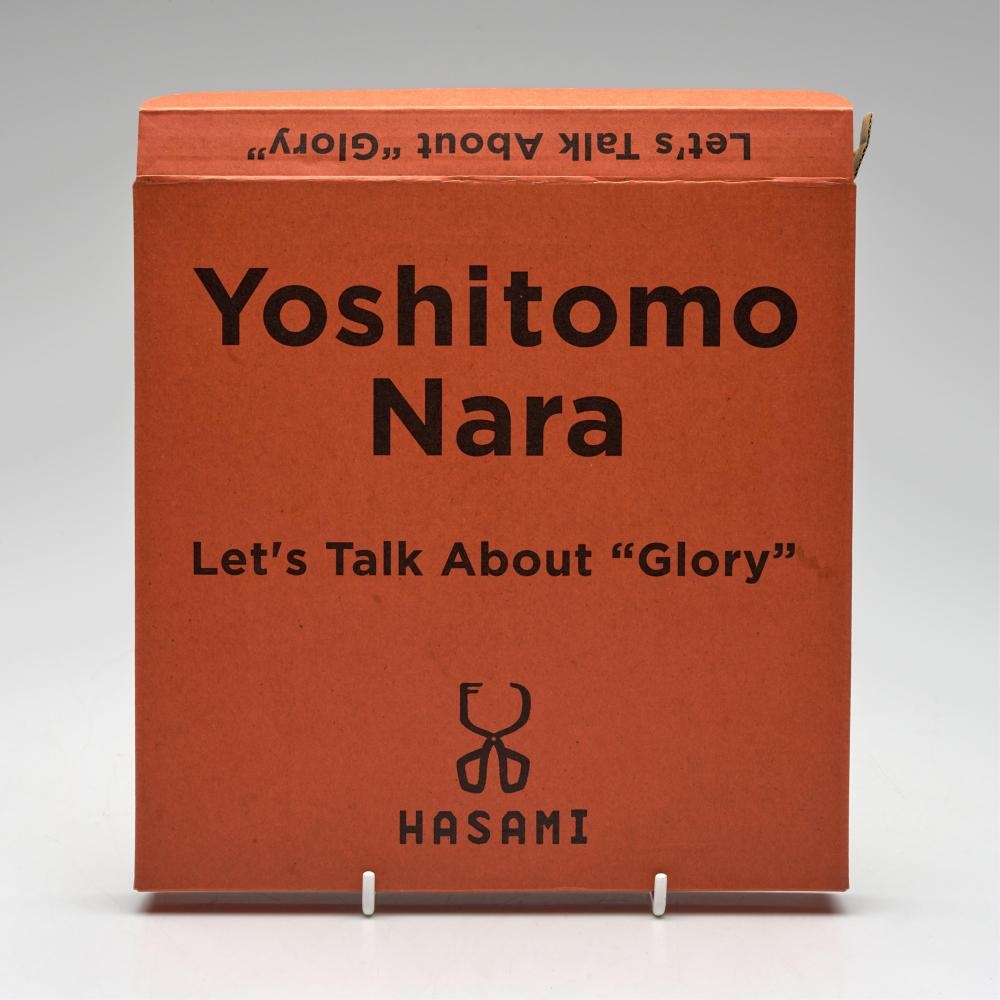 Artwork by Yoshitomo Nara, Let's Talk About Glory, 2012, Made of print on porcelain plate