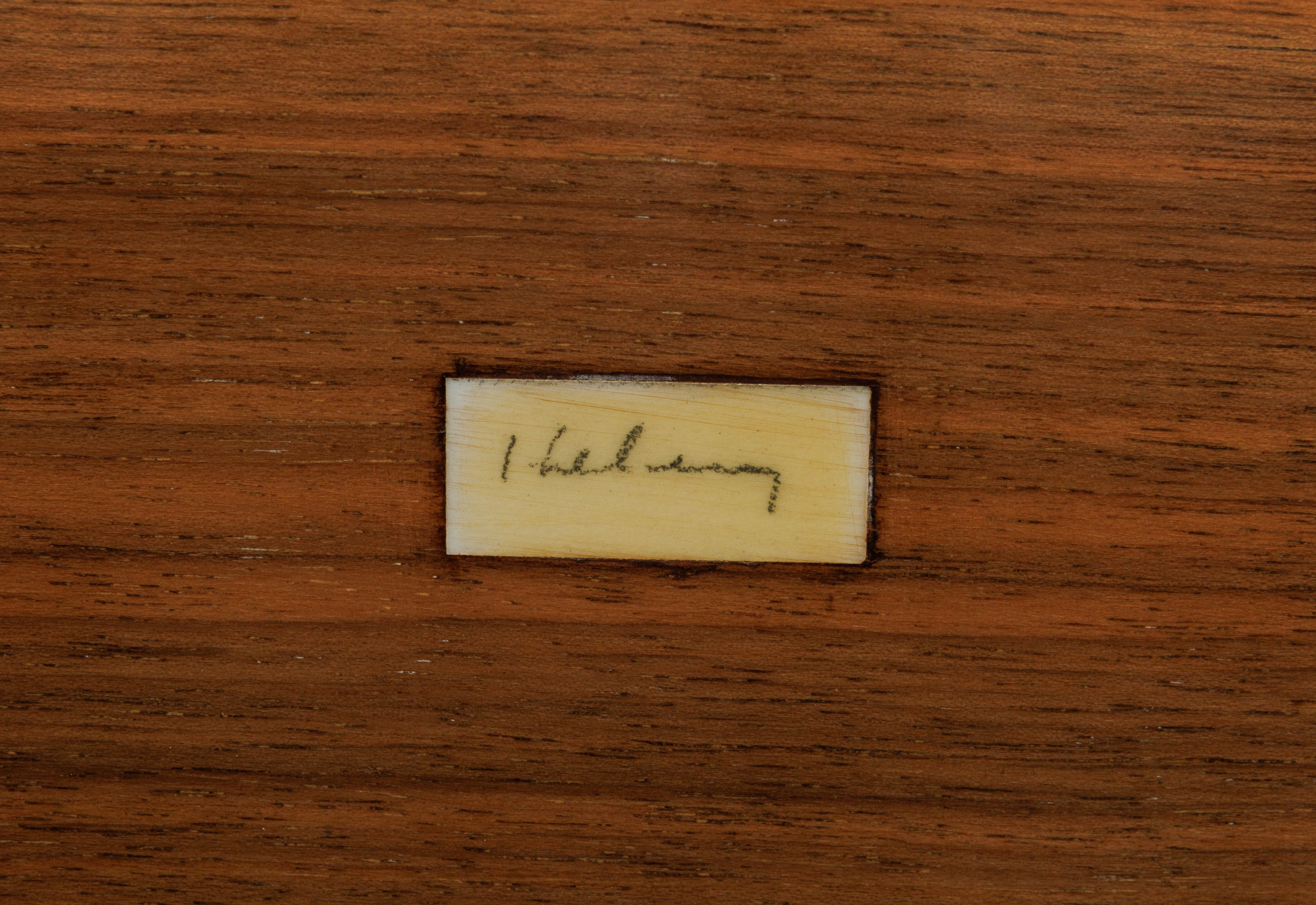 Artwork by Jules Leleu, A polished rosewood art deco-period sideboard, Made of polished rosewood