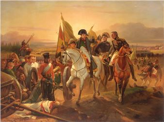 Napoleon at the battle of Wagram, July 1809 - Joseph Van Lil