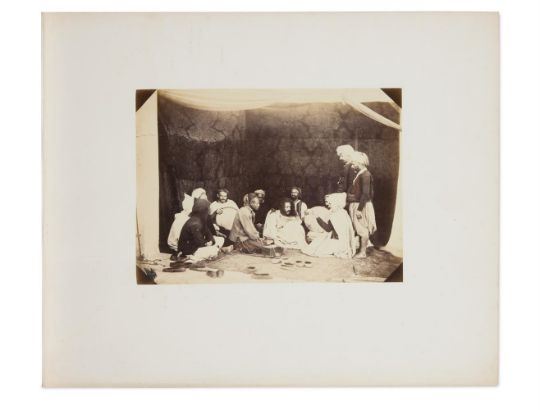 1802-1875), FOLLOWERS OF SIDIMOHAMMED BEN AISSA, NORTH AFRICA by Felix-Jacques Moulin, circa 1870