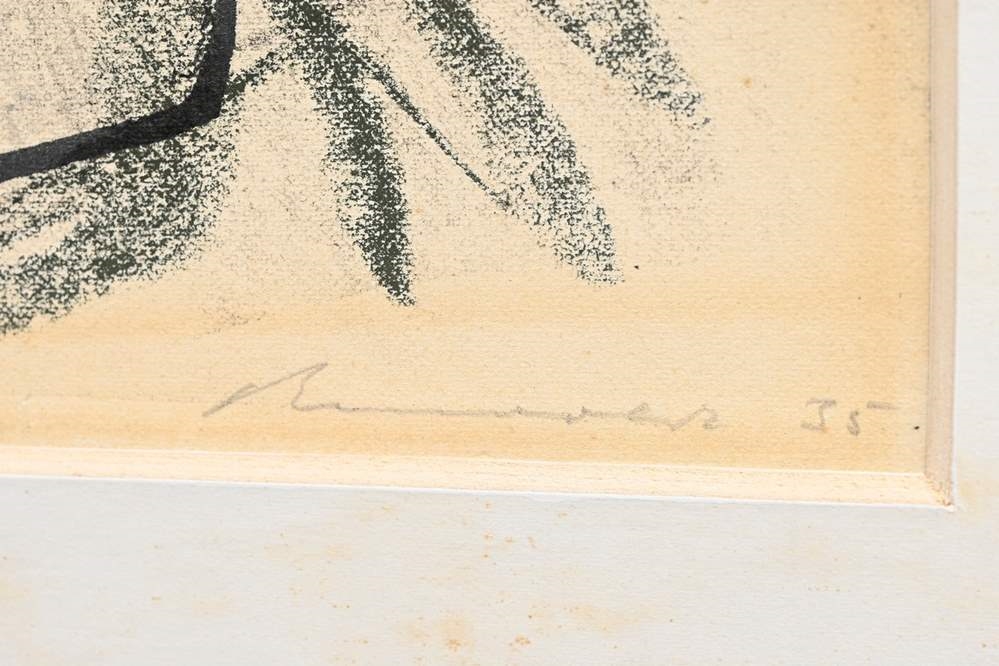 Artwork by Hans Martin Ruwoldt, Ruwoldt, Made of charcoal drawing