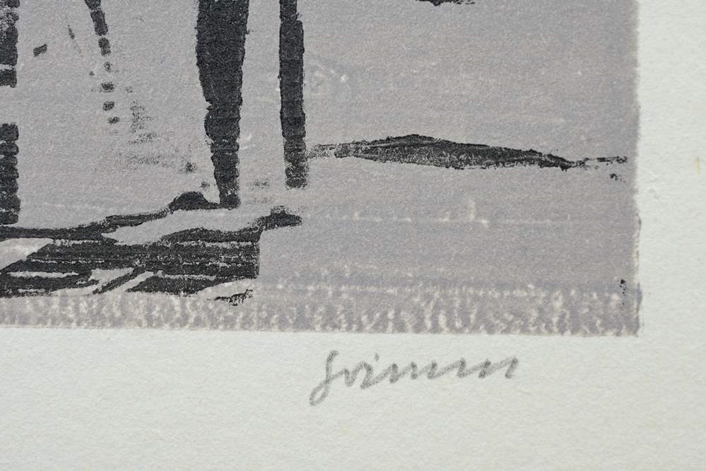 Artwork by Willem Grimm, Grimm, Made of colour woodcut