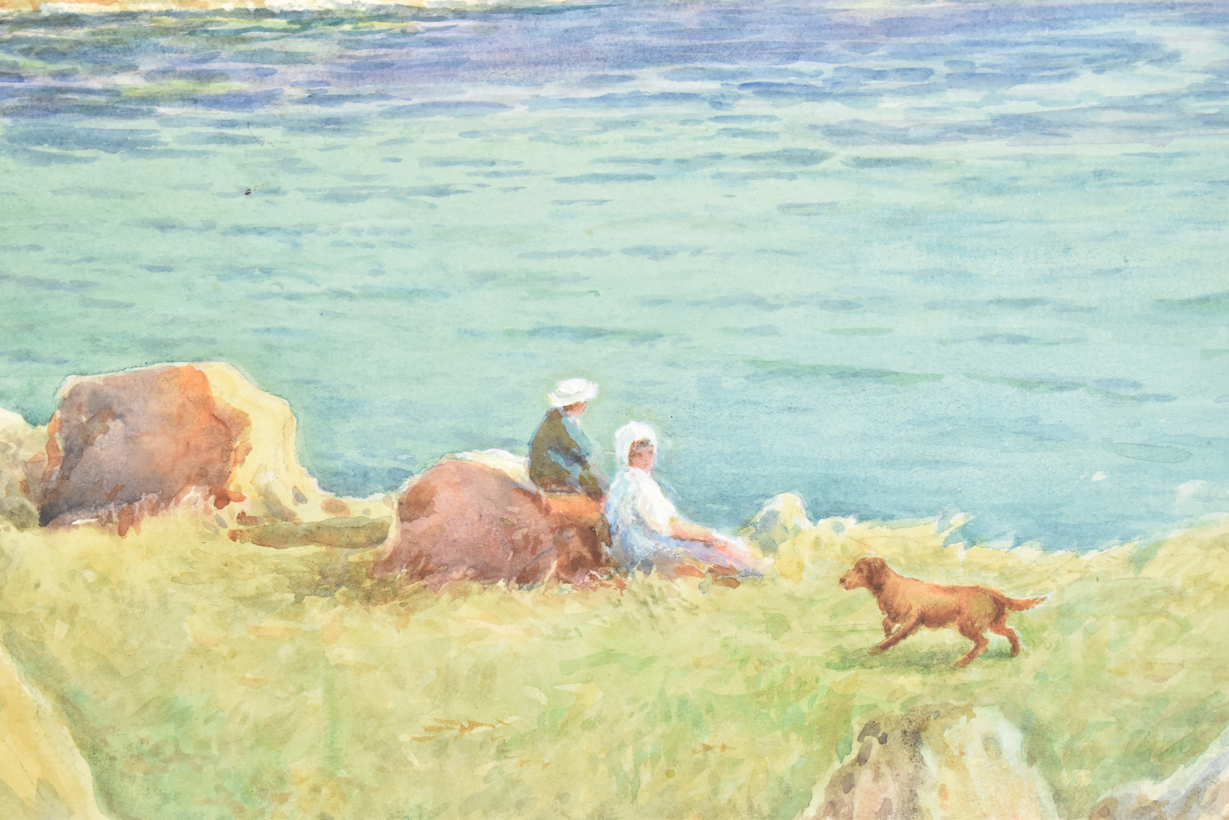 Artwork by John W Mathewman, - Two early 20th century watercolour on paper landscape paintings, Made of watercolour on paper