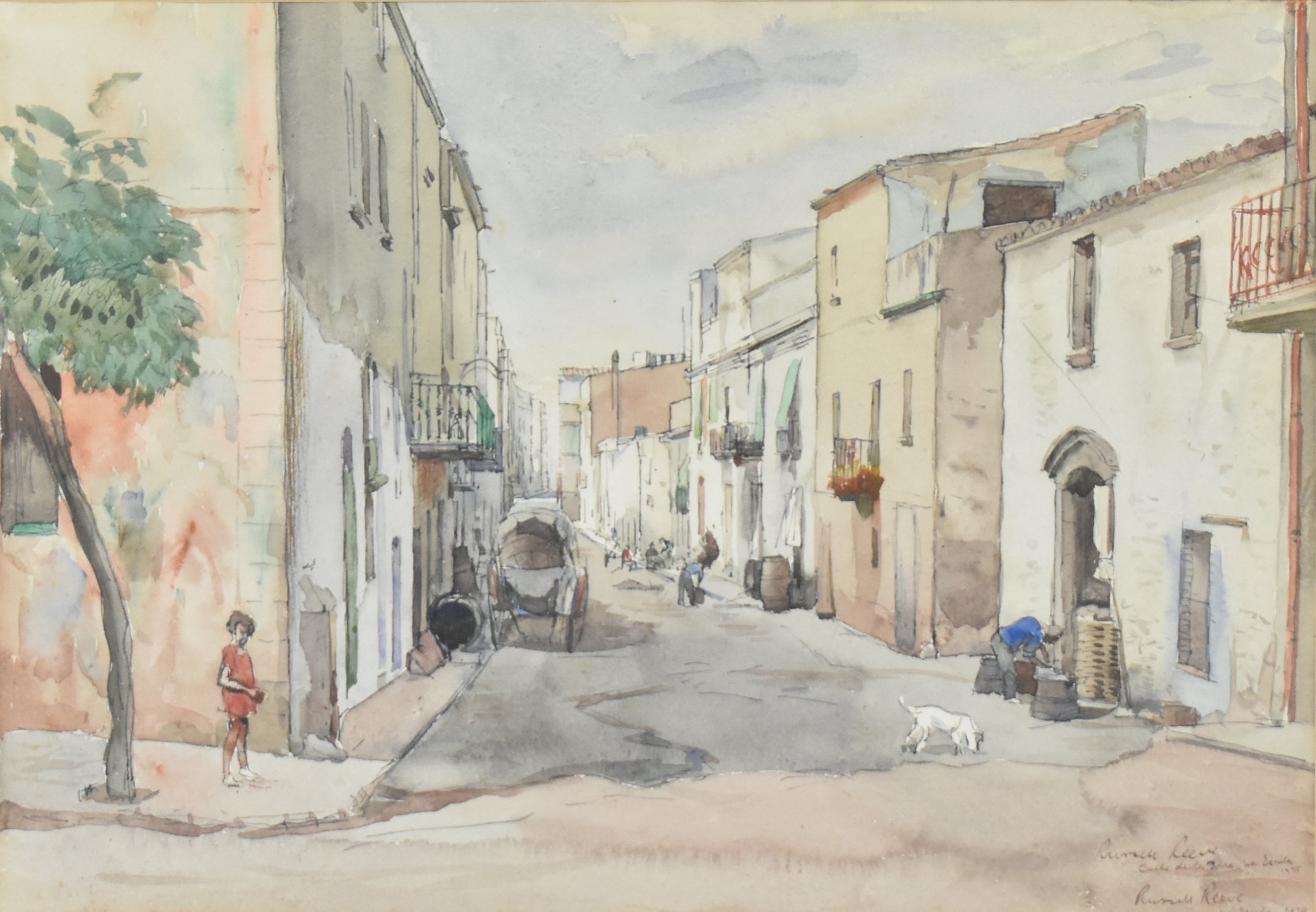 Russell Reeve | WATERCOLOUR ON PAPER PAINTING (Circa 1928) | MutualArt